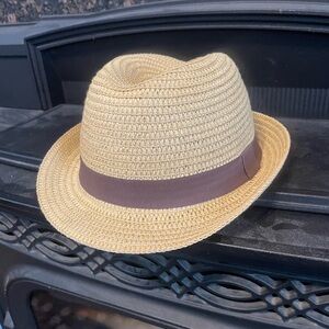 Stylish Tan Fedora Hat for Men